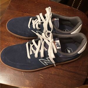 New Balance Men's Blue and White Sneakers (never been worn)